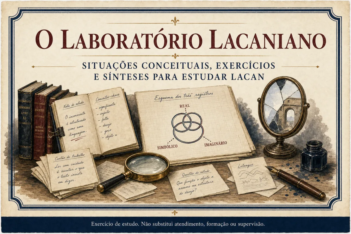 Capa do bônus O Laboratório Lacaniano